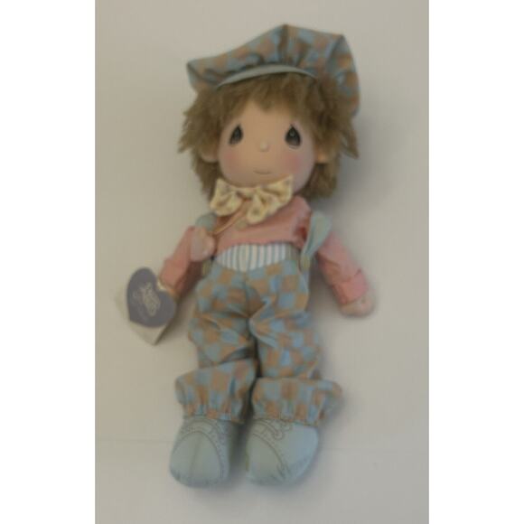 Applause Precious Moments Nicky Doll With Tags 15” Plush Vintage 1985 - Picture 1 of 12